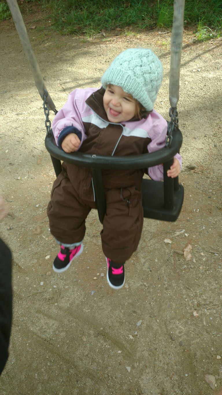 Walking around in the playground! 